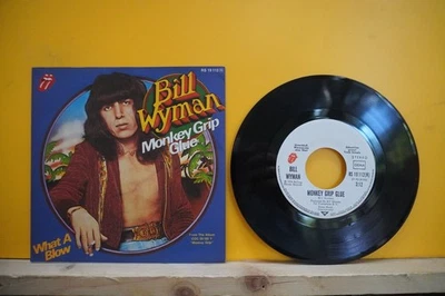 BILL WYMAN - Monkey Grip Glue - WL-PROMO 7" 1974 RS Records German Pic Cover NM - Bild 1 von 2