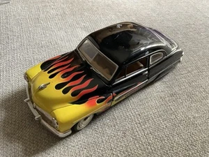 1949 MERCURY COUPE HOT ROD w/ FLAMES DIE-CAST 1/24 SCALE See Pics (Paint Loss) - Picture 1 of 15
