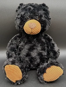 Plushology Plush Black Bear Brown Snout and Feet 13" 2024 - Picture 1 of 10