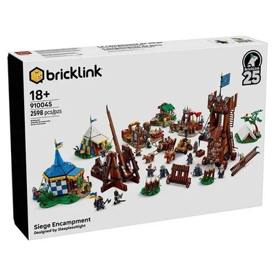 Lego set Bricklink 910045 Siege Encampment Accampamento medievale - Immagine 1 di 3
