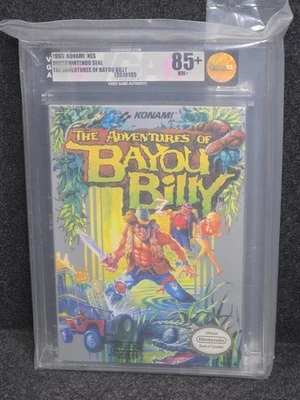 NES Nintendo Adventures of BAYOU BILLY Nuevo VGA 85+ Sellado de Fábrica Wata CGC Foto 1 de 2