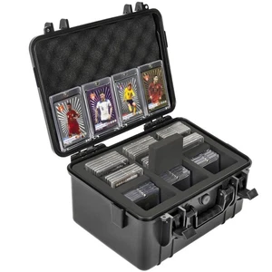 Graded Card Case, Trading Card Storage Box, Waterproof Card Slab Carrying Cas... - Picture 1 of 7