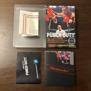 Mike Tyson's Punch-Out (Nintendo NES) Complete W Letter - Tested - Authentic - Picture 1 of 13