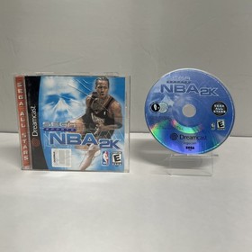 Sega Dreamcast NBA 2K CIB Complete Authentic Sega Sports 1999 Allen Iverson