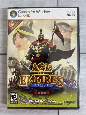 Age Of Empires Online ~ THE GREEKS ~ Windows PC Brand New Sealed Authentic - Image 1 of 2