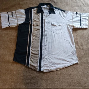 Vintage Express Rider Western Shirt Big Man 2XL Aztec Pearl Snap Flap Pocket  - Picture 1 of 22