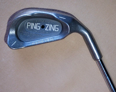 PING ZING ~ Karsten, 1 Iron ~ Mens, RH ~ KT-M Stiff Shaft ~ Black Dot ~Used - Image 1 of 4