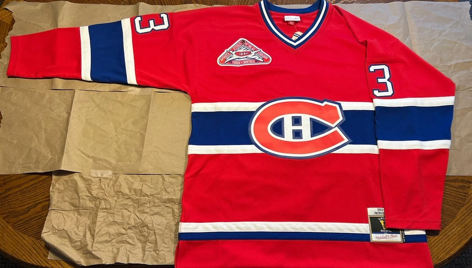 Camiseta Montreal Canadiens Patrick Roy Talla XL, Mitchell & Ness, Hockey De Colección Foto 1 de 4