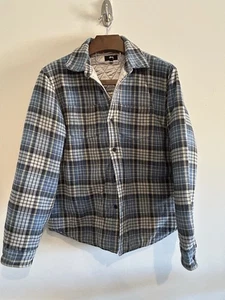 Stussy gestepptes gefüttertes kariertes Flanellhemd Herren US L - Bild 1 von 8