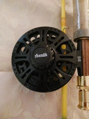 EAGLE CLAW Featherlight 5 Line Weight Fly Rod, 2 Piece  #FL300-8 W AVENTIK REEL! - Image 1 of 4