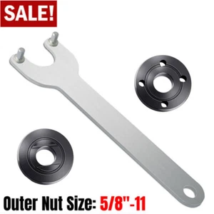 Grinder Flange Lock Nut Wrench for Dewalt Makita Milwaukee BLack Decker 5/8-11 - Imagen 1 de 13
