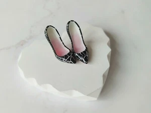 Miniature Doll Resin Shoes fit 1/6 Scale Fashion Royalty FR2 Handmade Doll Shoes - Picture 1 of 1