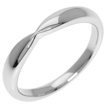 TIFFANY & Co. Platinum 3mm Harmony Wedding Band Ring 5 New - Image 1 of 4
