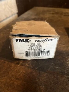 NOS Falk Rexnord 0789339 10R Hub 1.000 Bore 1/4 x 1/8 KW Wrap Flex - Picture 1 of 6
