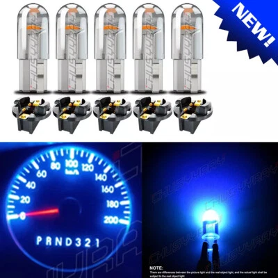 NUEVAS BOMBILLAS DE LUZ AZULES CALIBRE CUADRO DE INSTRUMENTOS PARA Ford Ranger 1983-1994 Foto 1 de 4