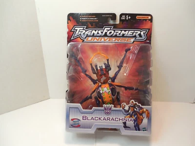 BLACKARACHNIA TRANSFORMERS UNIVERSE 2003 DESEPTICON NUEVO EN ROBOTS DE TARJETA SELLADA Foto 1 de 4