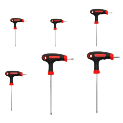 T-Handle Grip Torx &Hex Allen Key Screwdriver Driver Tools T10/15/20/25/30/40 - Image 1 of 4