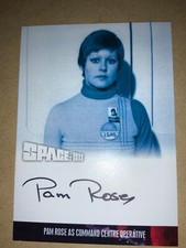 GERRY ANDERSON SPACE 1999 series 4 PAM ROSE PR2 B AUTOGRAPH  CARD