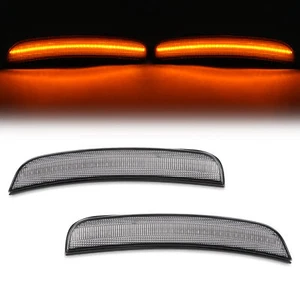 Luz de señalización lateral LED para Chrysler 300 2015-2023 luces de guardabarros delanteras lente ahumada - Imagen 1 de 17