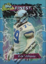 1995 Finest Football Card #30 Erik Williams