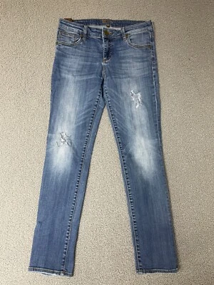 Kut from the Kloth Jeans Women’s Size 2 Boyfriend Straight Stretch Blue Denim - Image 1 of 4
