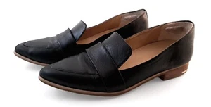 Dr. Scholl's Faxon Too Größe 7,5 Halbschuhe Damen schwarz Kunstleder Slipper - Bild 1 von 9