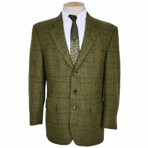 Vintage 1970er Jahre Tweed Sportmantel Herrenjacke - Bruce & Scott Schneider - Paris - Größe - Bild 1 von 5
