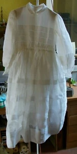 ABITO DA COMUNIONE CERIMONIA IN TULLE ANNI 50 / 60 - Picture 1 of 6