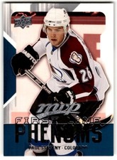 2008-09 MVP First Line Phenoms Paul Stastny #FL9 Colorado Avalanche