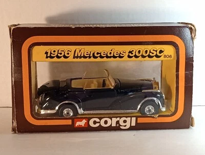 Vtg. 1983 Corgi 1956 Mercedes 300SC Model 806 1:43 Diecast - Image 1 of 4