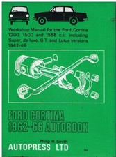 FORD CORTINA MK1 1200 1500 & LOTUS 1962 - 1966 OWNERS WORKSHOP MANUAL *HARDBACK*