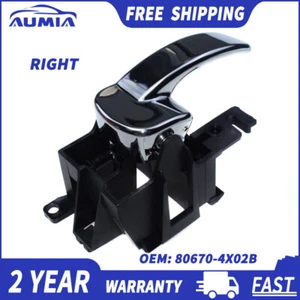 Inner Door Handle RIGHT Side For Nissan Navara Pathfinder 05-14 80670-4X02B - Picture 1 of 13