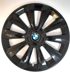 4 Tapacubos Tapacubos BMW E36 E46 E90 E87 E39 E32 E38 E34 16" Negro - Imagen 1 de 2