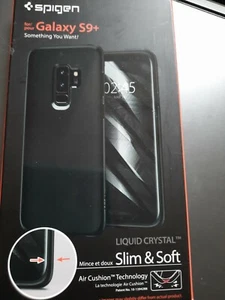 Spigen Liquid Hybrid Samsung Galaxy S9+ (Matte Black) - Picture 1 of 9