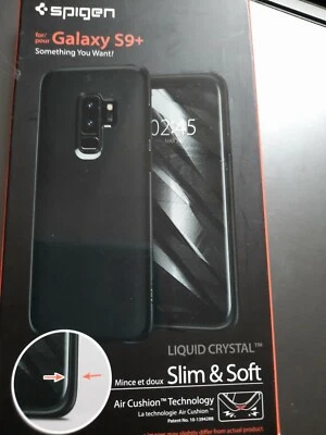 Spigen Liquid Hybrid Samsung Galaxy S9+  (Matte Black) - Image 1 of 4