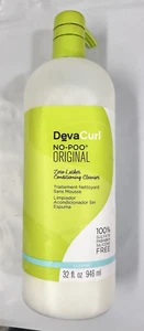 DevaCurl No-Poo Original Zero Lather Conditioning CURL Cleanser, 32 fl oz - Picture 1 of 2