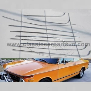BMW 2002/1600 E10 complete belt line trim set New - Picture 1 of 4
