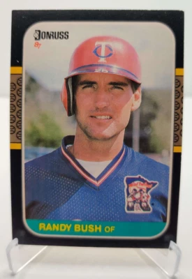 1987 Donruss #441 Randy Bush Minnesota Twins Baseball Card - Image 1 of 2