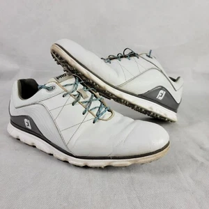 Zapatos de golf Foot Joy Pro SL Classic 53267 blancos gris FJ para hombre talla 13M - Imagen 1 de 15