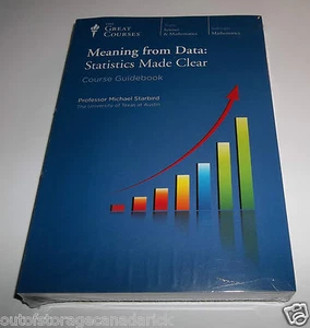 The Great Courses Meaning From Data Statistics Made Clear - DVD & Guidebook NEW - Picture 1 of 2