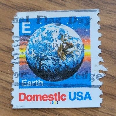 1987 U.S. Postage "E" Rate Change Earth Domestic USA Canceled Scott #2279 - Image 1 of 2