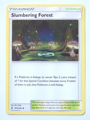 Slumbering Forest 207/236 (NM, Pokemon Card, Unified Minds, Stadium, Uncommon) - Image 1 of 2