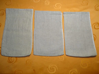 3x Geldsack - Jutesack - Jute gebraucht - ohne Aufdruck - guter Zustand - Bild 1 von 2