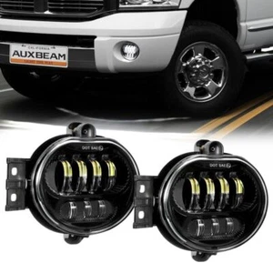 AUXBEAM LED Fog Light For Dodge Ram 1500 02-08 / Dodge Ram 2500 3500 Pickup - Picture 1 of 12