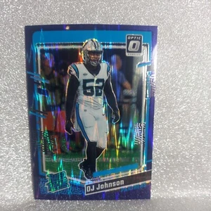 2023 Panini Donruss Optic- Rated Rookie Purple Shock Prizm #214 D.J. Johnson(RC) - Picture 1 of 3