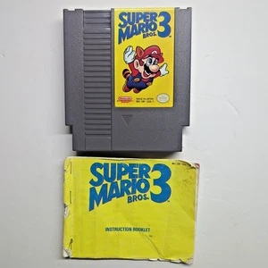 Cartucho de juego Super Mario Bros. 3 Nintendo Entertainment System NES con manual - Imagen 1 de 5