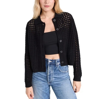 Cárdigan de algodón negro Velvet Kitt talla L Foto 1 de 4