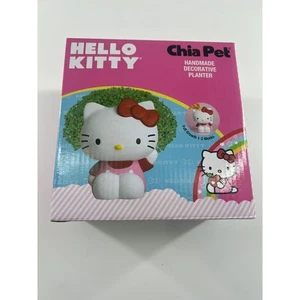 Hello Kitty Chia Pet Growing Kit Handmade Decorative Planter Collectible New - Picture 1 of 5