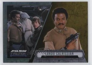 2016 Topps Star Wars Evolution Gold 44/50 Lando Calrissian Rebel General #66 1u6 - Picture 1 of 3