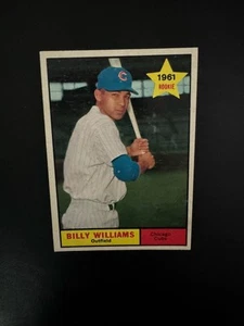 1961 TOPPS #141 BILLY WILLIAMS HOF CHI CUBS—SHARP ROOKIE💥*** (tgcs) - Picture 1 of 2